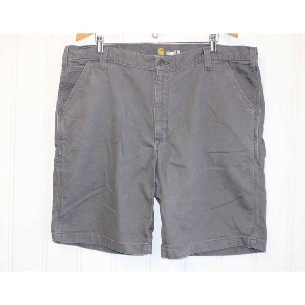 Carhartt Mens‎ Size 42 10" Rugged Flex Rigby Shorts Gray Pockets